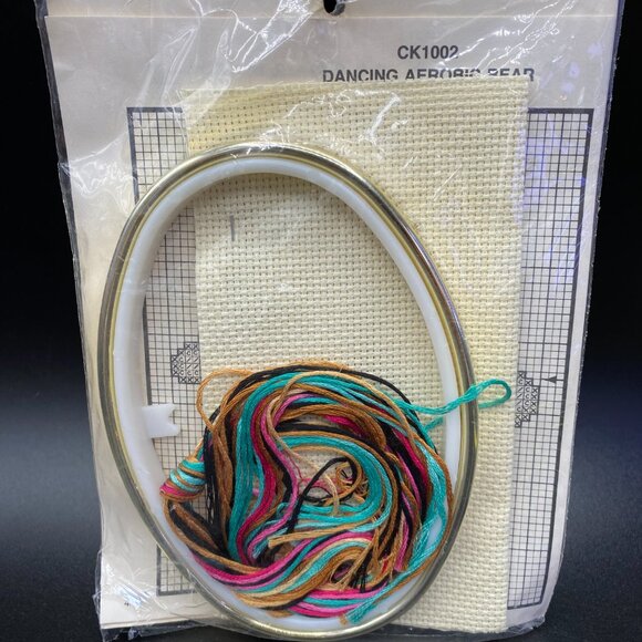 Dale Burdett Dancing Aerobic Bear CK1002 Counted Cross Stitch New Sealed - Picture 8 of 12